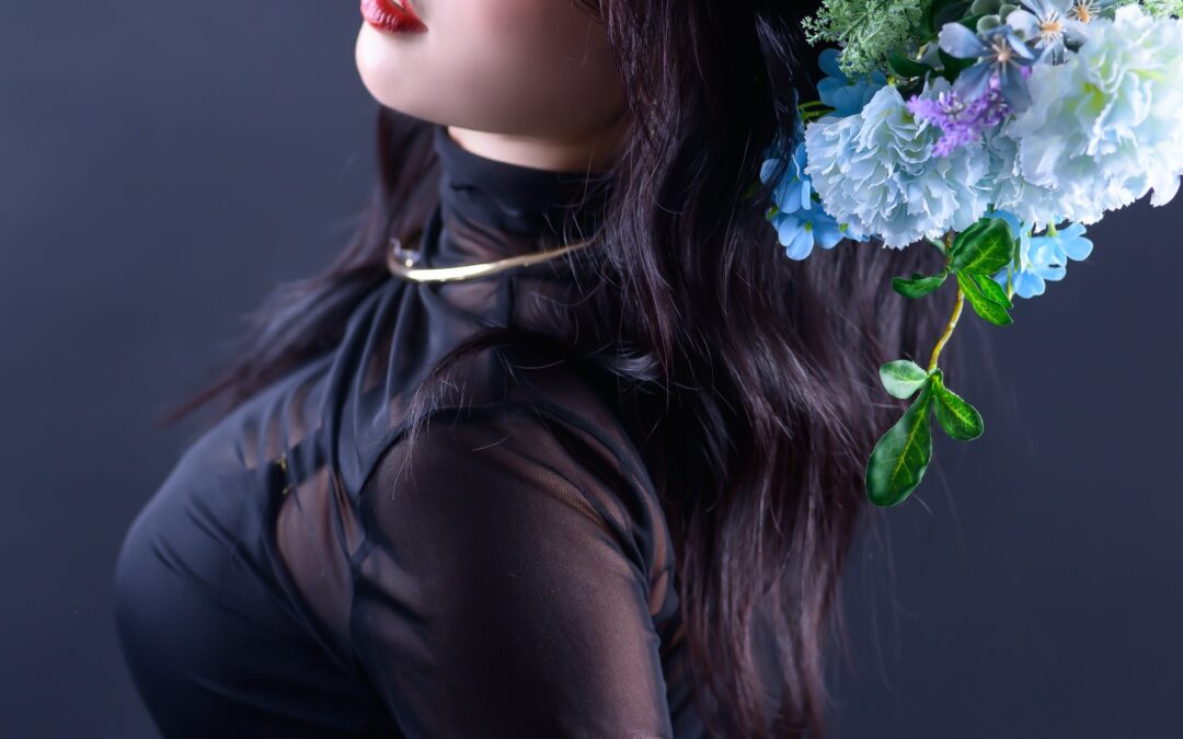 華を見せる